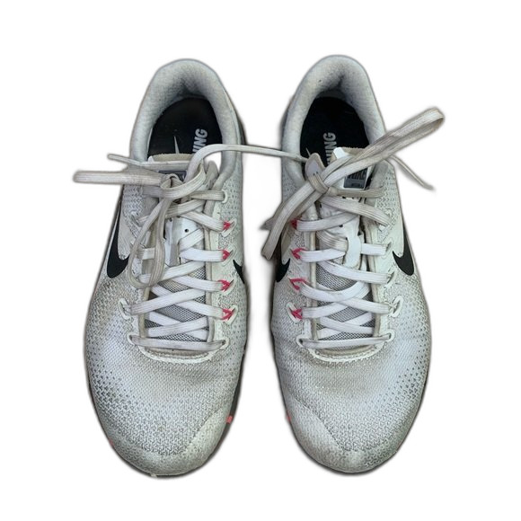 NIKE METCON 4 TRAINING TRAINER SHOES WHITE GUN SMOKE PINK BLAST BLACK SI… - Picture 5 of 9